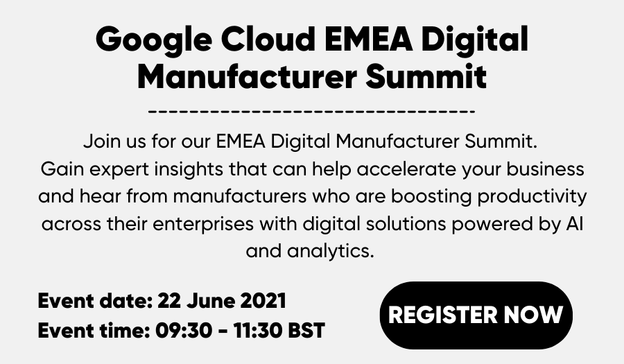 Google Cloud EME Digital Manufacturer Summit